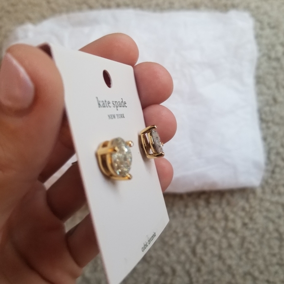 NWT Kate Spade cubic zirconia earrings - Picture 4 of 5
